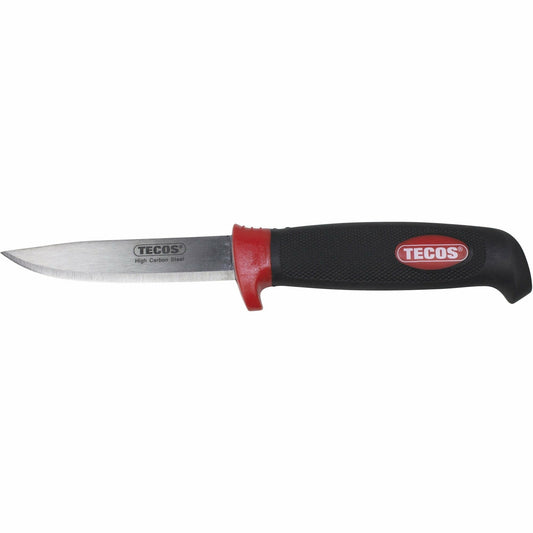 Kniv kulstål 1stk Rød