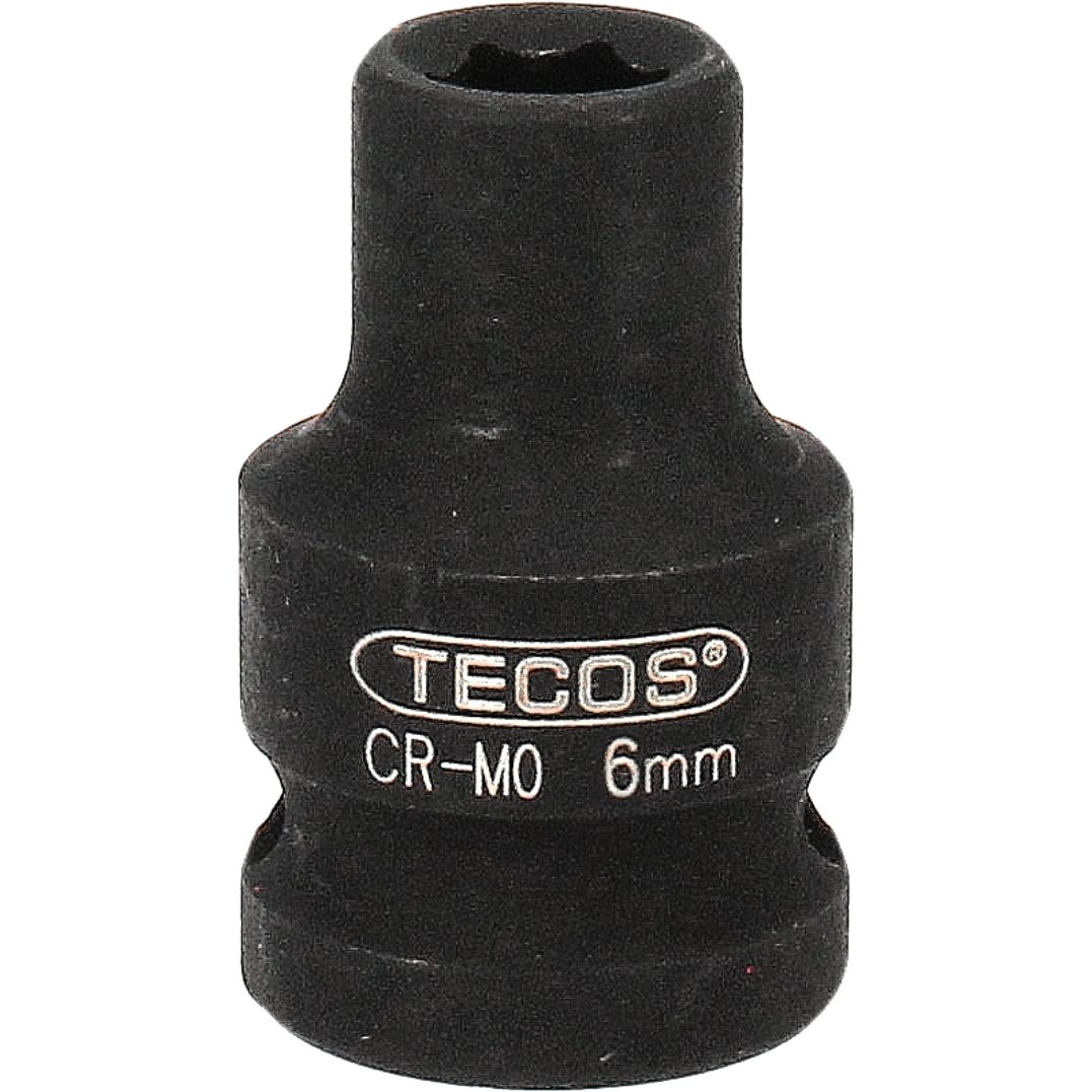 Tecos kraftpipe kort , 6 x L30 mm x 3/8"