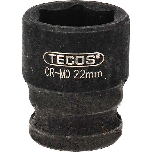 Tecos kraftpipe kort , 22 x L30 mm x 3/8"