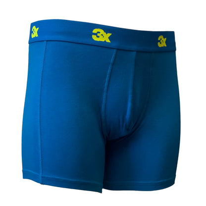 Elbrus Unisex Boksershorts 3PK Sort/Blå/Marine - størrelse L