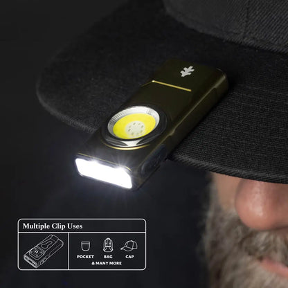 SwissTech Klipplicht – 500 lumen magnetisk klipslykt
