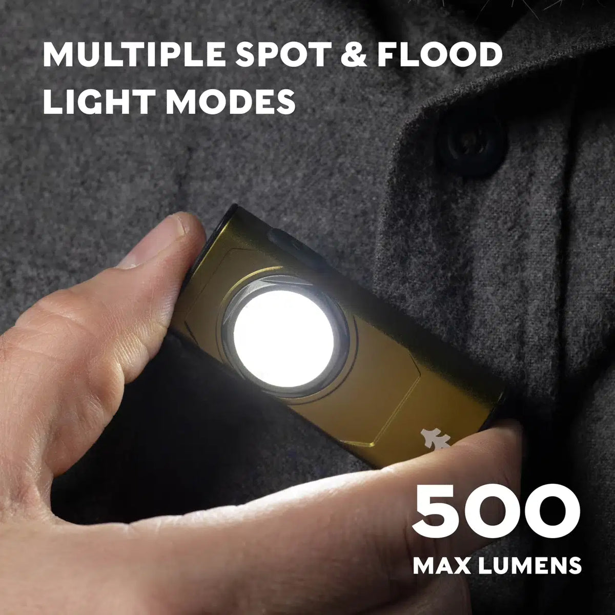 SwissTech Klipplicht – 500 lumen magnetisk klipslykt