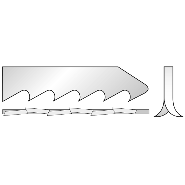 MPS Bajonettsagblad  4430-VP, 2 stk. 150 mm BiM 10-14 tpi