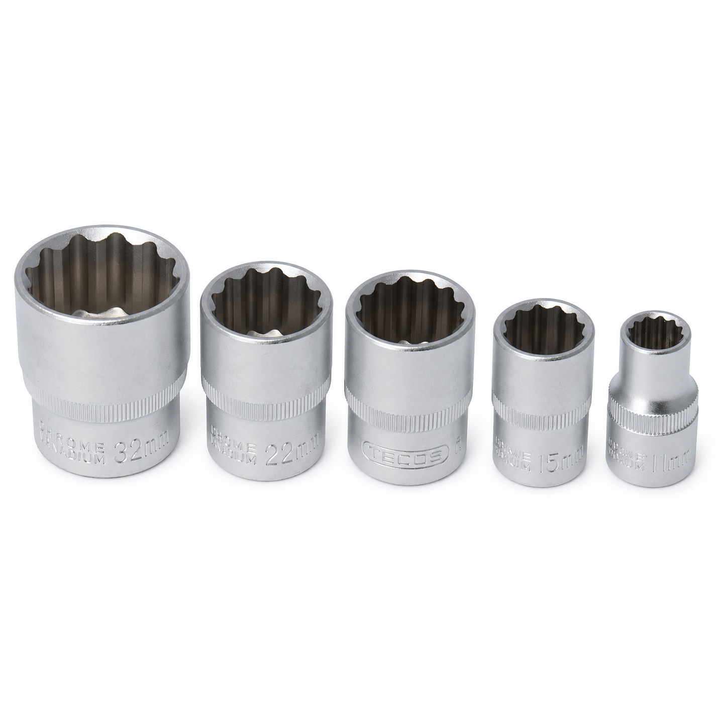 Tecos 1/2" 12-kant piper 11-32 mm