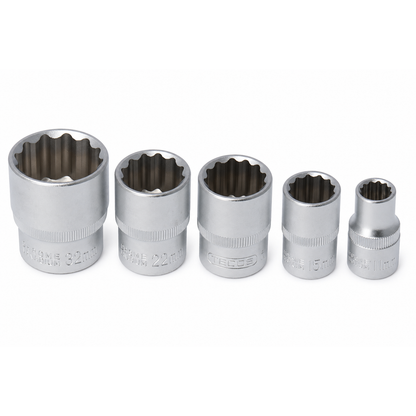 Tecos 1/2" 12-kant piper 11-32 mm