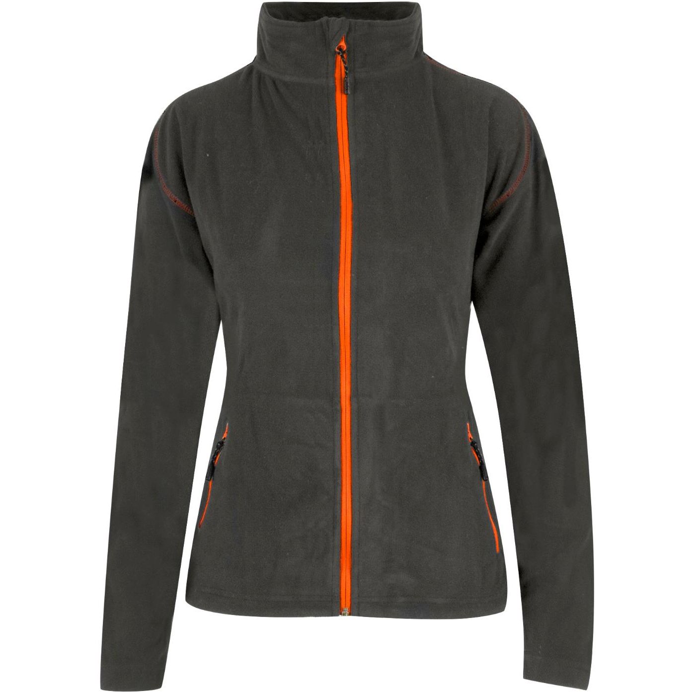 YOU Rondane Microfleecejakke Dame 7271 Karbon/Orange