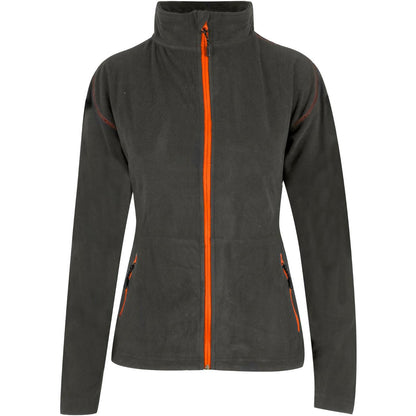 YOU Rondane Microfleecejakke Dame 7271 Karbon/Orange