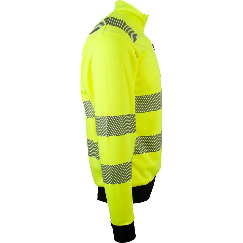 Dalby Safety Gul zip-genser klasse 3 - L