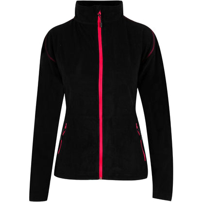 YOU Rondane Microfleecejakke Dame 7271 Sort/Raspberry