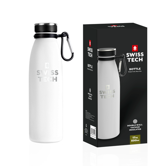 Swisstech Drikkeflaske 500 ml - Hvit