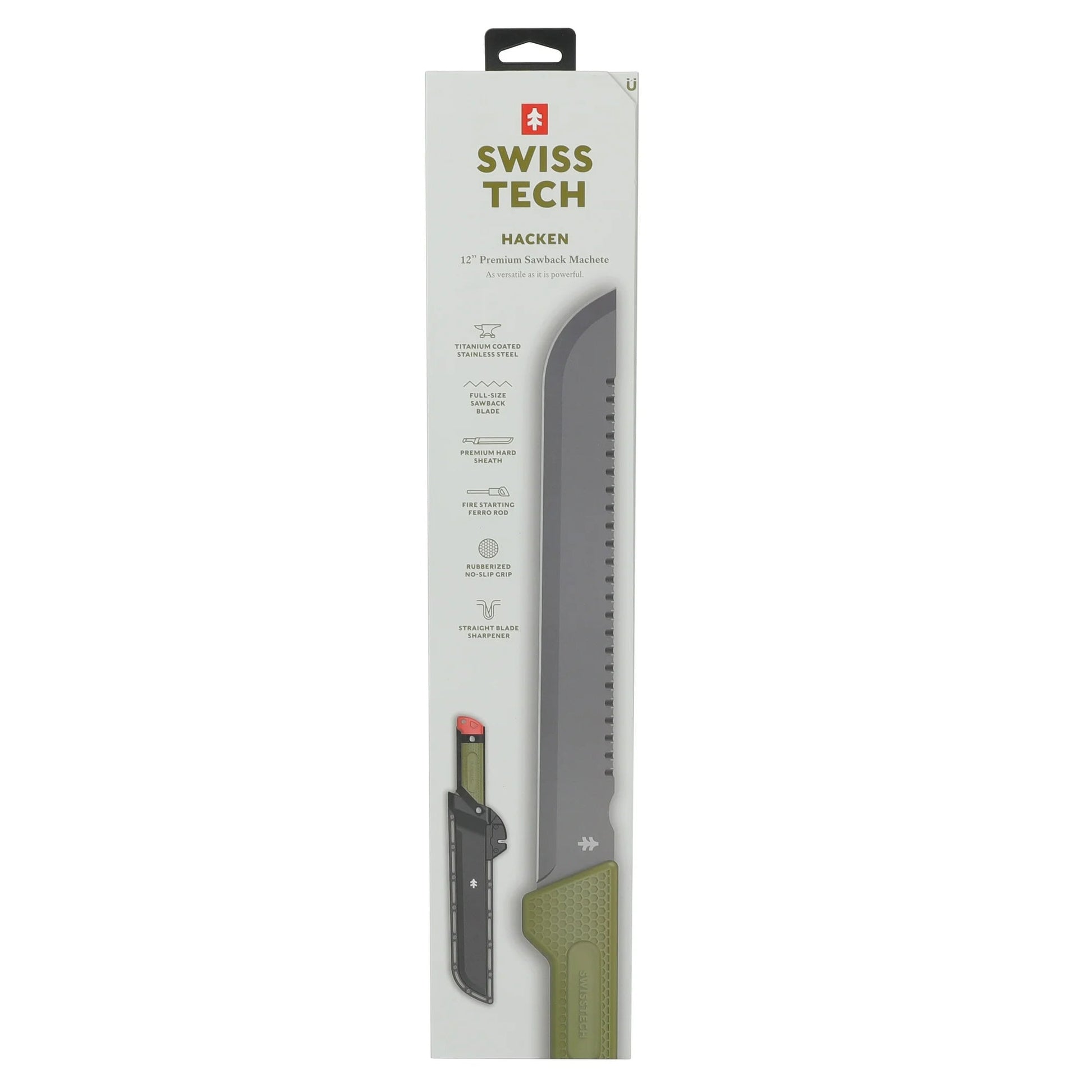 SwissTech Hacken 12" sagrygg-machete - bilde 10