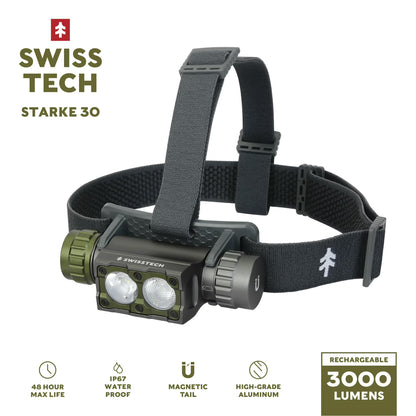 Swisstech 3000 lumen hodelykt