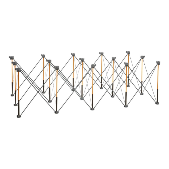 Centipede 4ft x 8ft x 30in Unit, 4 X-Cups, 4 Clamps, C/S Bag Arbeidsbord
