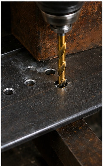 Tecos HSS TiN-Coated Metallborsett – 220 deler