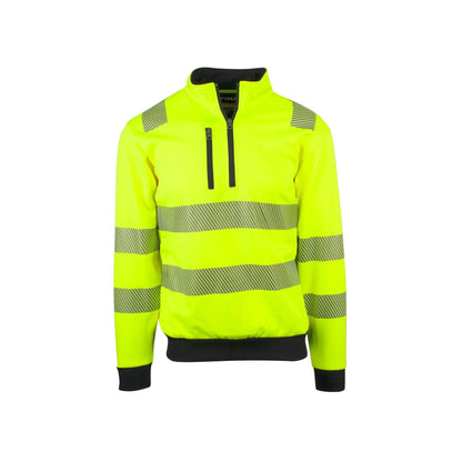 Dalby Safety Gul Zip-genser Klasse 3