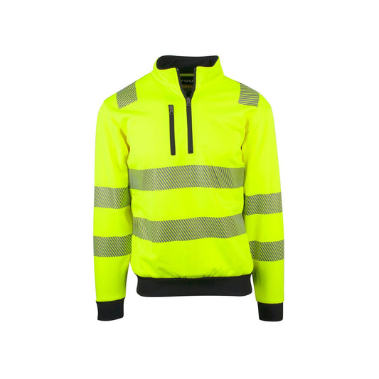 Dalby Safety Gul Zip-genser Klasse 3