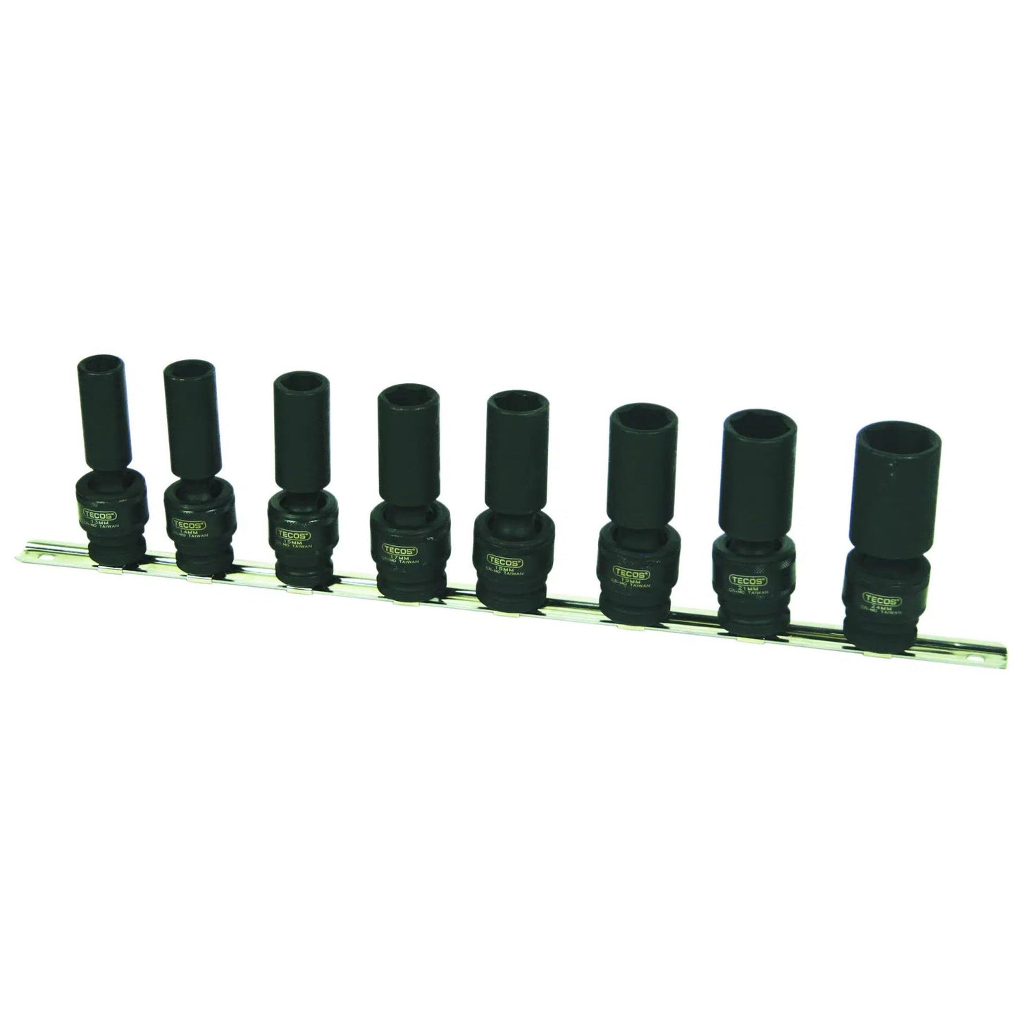 Produktbilde av Tecos Krafttoppsett 1/2" med kuleledd 8 deler fra NextPro i profesjonell kvalitet for håndverkere, mekanikere og verksteder. Beskrivelse Kraftig og profesjonelt krafttoppsett fra Tecos, utviklet for krevende bruk i verksted og industri. Relevante søkeord inkluderer kraftpipesett, 1/2 pipe, kraftpipe, kraftpipe lang, kraftpipesett, pipesett, profesjonelle verktøy, verkstedutstyr og NextPro.